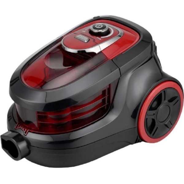 Franko FVC-1219, 1600W, 2L, Vacuum Cleaner, Black/Red