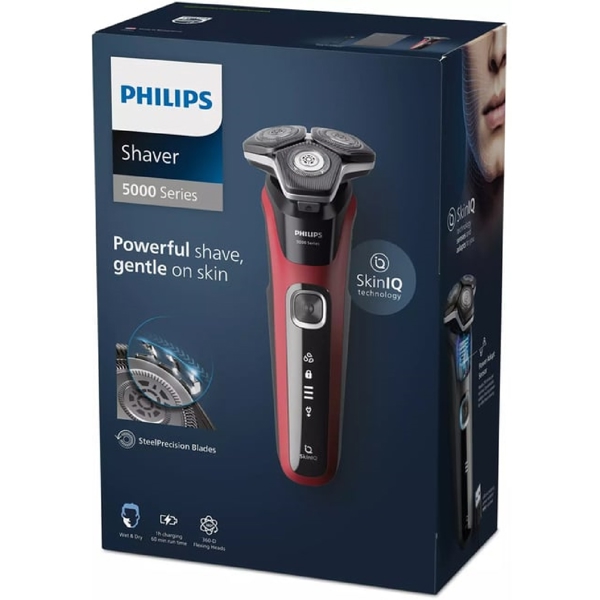 წვერსაპარსი Philips S5883/10, Electric Shaver, Red