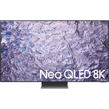 ტელევიზორი Samsung QE65QN800CUXRU, 65", 8K UHD, Smart TV, USB, HDMI, LAN, BT, WIFI, Black