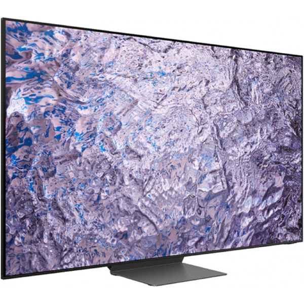 ტელევიზორი Samsung QE65QN800CUXRU, 65", 8K UHD, Smart TV, USB, HDMI, LAN, BT, WIFI, Black