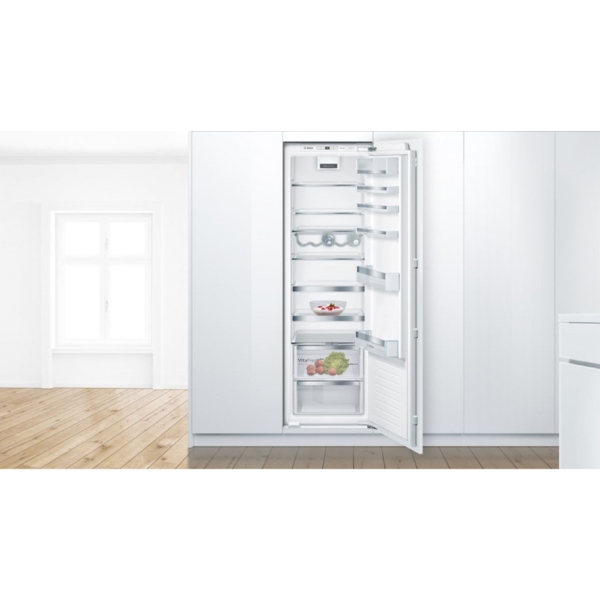 ჩასაშენებელი მაცივარი Bosch KIR81AFE0, 319L, E, Built-in Refrigerator, White