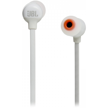 JBL JBLT110BTWHT Tune 110, In-Ear Headphones, Wireless, Bluetooth, White