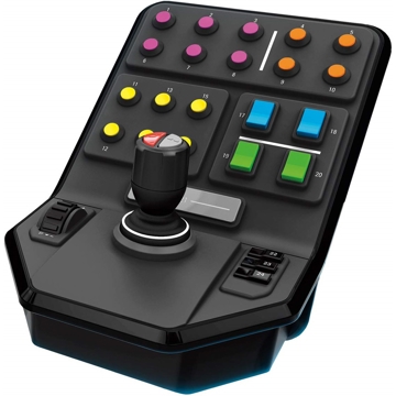 სათამაშო კონტროლერი Logitech 945-000014 G Saitek Farm, Panel Control Deck, Black