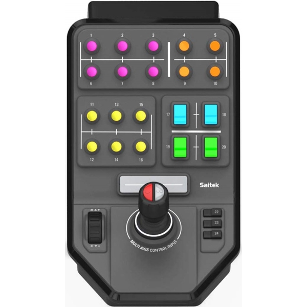 სათამაშო კონტროლერი Logitech 945-000014 G Saitek Farm, Panel Control Deck, Black