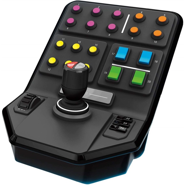 სათამაშო კონტროლერი Logitech 945-000014 G Saitek Farm, Panel Control Deck, Black