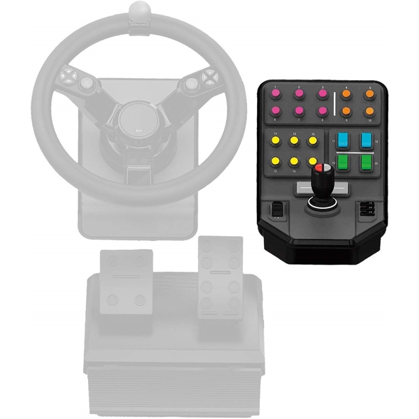 სათამაშო კონტროლერი Logitech 945-000014 G Saitek Farm, Panel Control Deck, Black