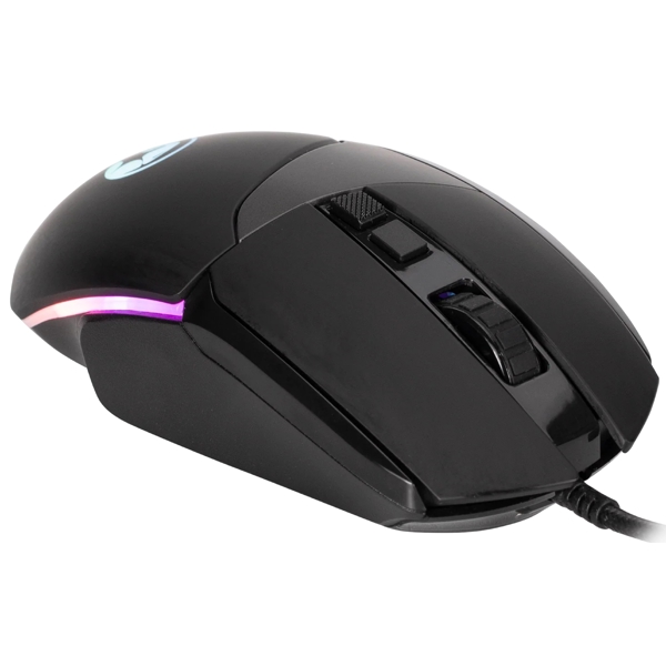 მაუსი Marvo M411, Wired, USB, RGB, Gaming Mouse, Black