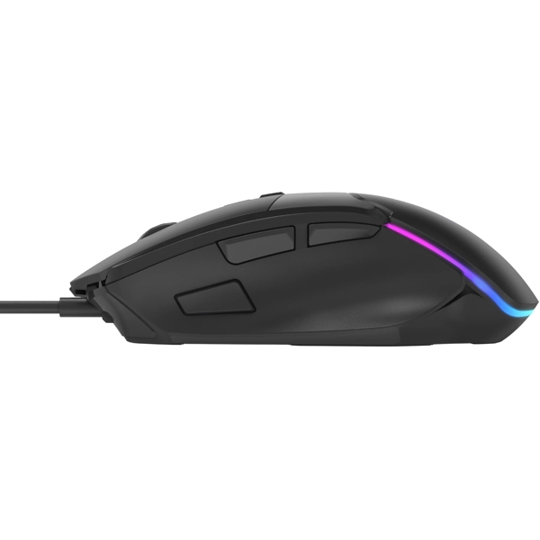 Marvo M411, Wired, USB, RGB, Gaming Mouse, Black