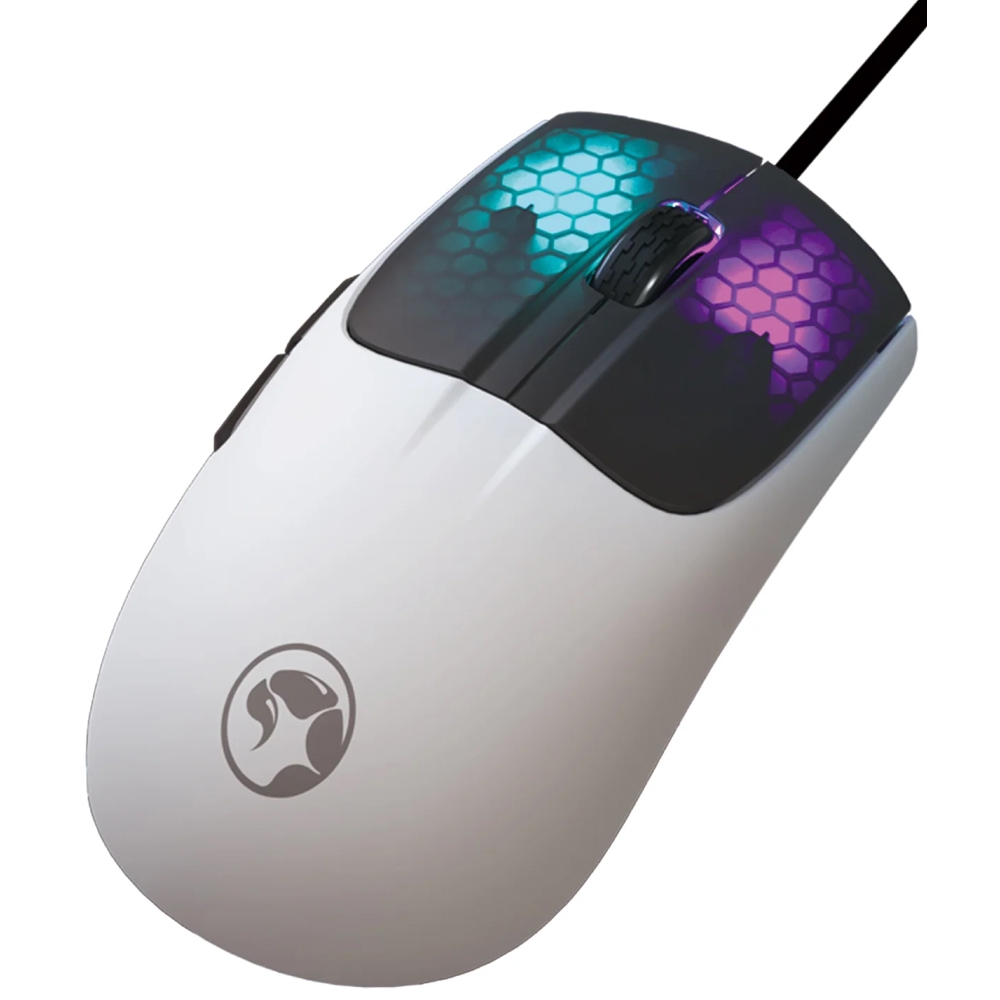 მაუსი Marvo M727, Wired, USB, RGB, Gaming Mouse, White