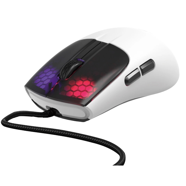 Marvo M727, Wired, USB, RGB, Gaming Mouse, White