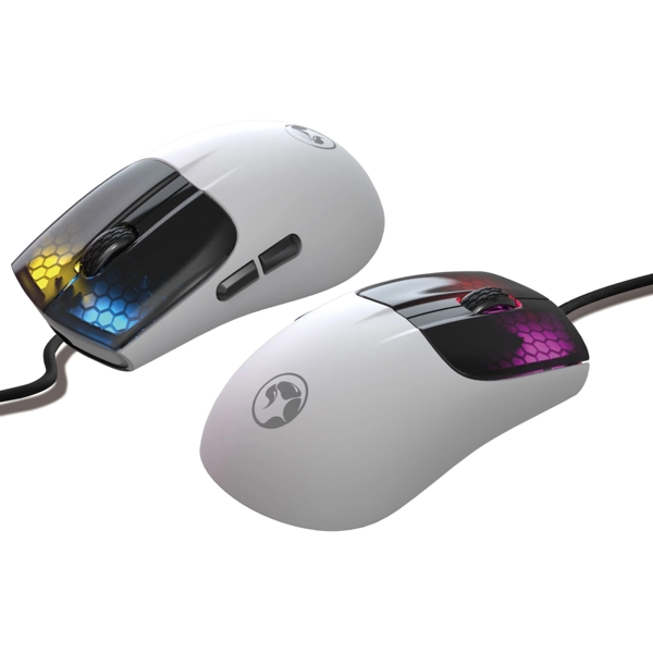 Marvo M727, Wired, USB, RGB, Gaming Mouse, White