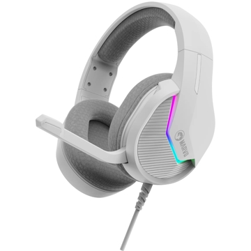 Marvo H8618 WH, Gaming Headset, Wired, RGB, USB, White