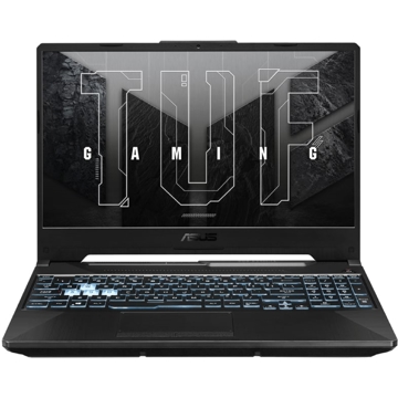 ნოუთბუქი Asus TUF Gaming F15 FX506HF-HN017, 15.6", i5-11400H, 16GB, 512GB SSD, RTX2050 4GB, Black