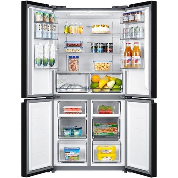 Midea MDRF632FIF22, 424L, A+, No Frost, Refrigerator, Black