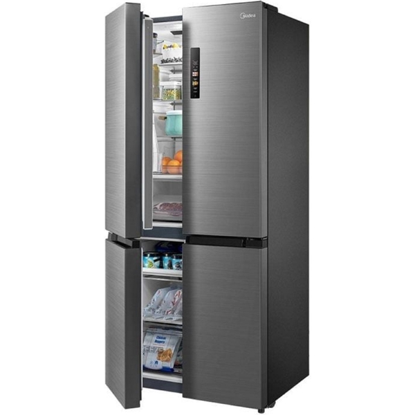 Midea MDRM691MIE46, 568L, A+, No Frost, Refrigerator, Silver