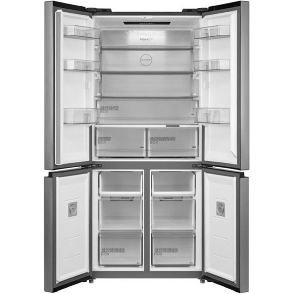 Midea MDRM691MIE46, 568L, A+, No Frost, Refrigerator, Silver