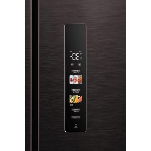 Midea MDRM691MIE28, 568L, A+, No Frost, Refrigerator, Black