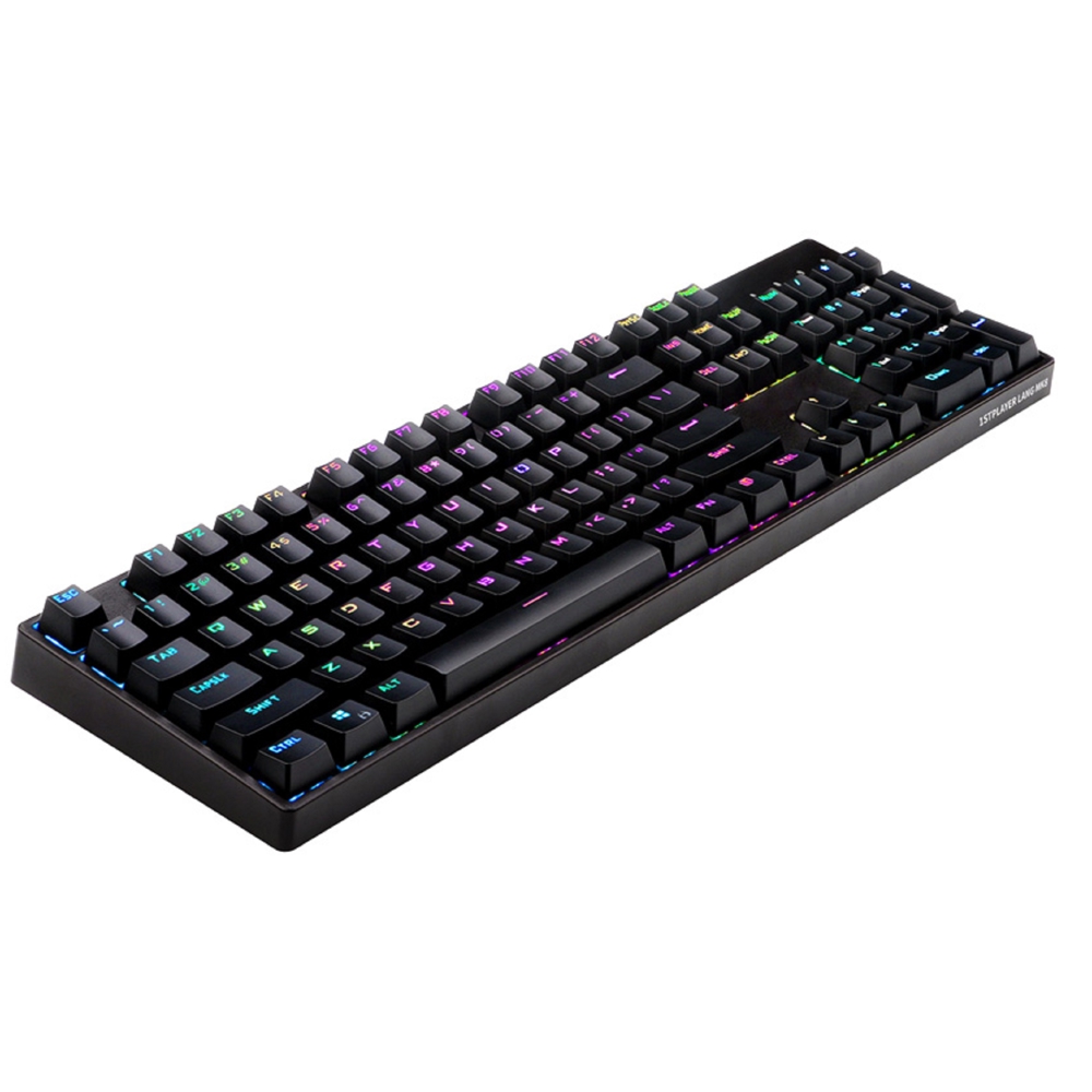 კლავიატურა 1STPlayer MK8-TITAN-GT-Red Lang, Wired, Type-C, Gaming Keyboard, Black