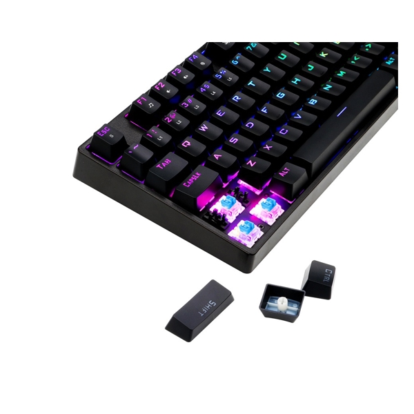 1STPlayer MK8-TITAN-GT-Red Lang, Wired, Type-C, Gaming Keyboard, Black