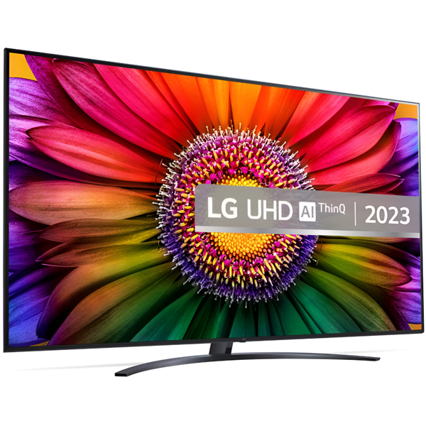 ტელევიზორი LG 86UR81006LA, 86", 4K UHD, Smart TV, USB, HDMI, LAN, BT, WIFI, Black