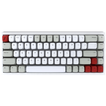 1STplayer MK680-W-YLPRO/SW Lang, Wireless, Type-C, USB, Bluetooth, Gaming Keyboard, Phantom White