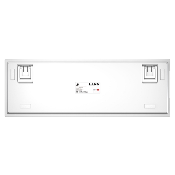 1STplayer MK680-W-YLPRO/SW Lang, Wireless, Type-C, USB, Bluetooth, Gaming Keyboard, Phantom White