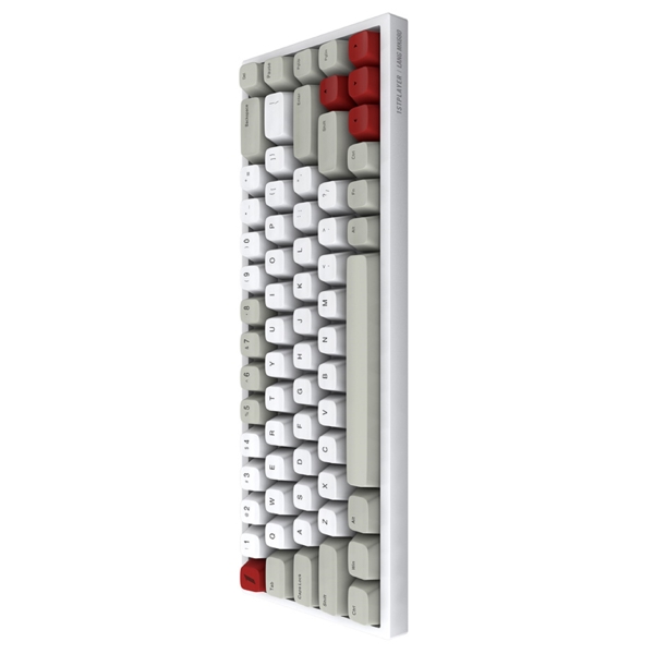1STplayer MK680-W-YLPRO/SW Lang, Wireless, Type-C, USB, Bluetooth, Gaming Keyboard, Phantom White