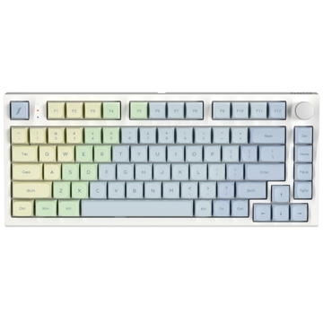 1STPlayer GT-SLPro/SW Clear Gi80, Wireless, Type-C, 2.4G, Bluetooth, Gaming Keyboard, White