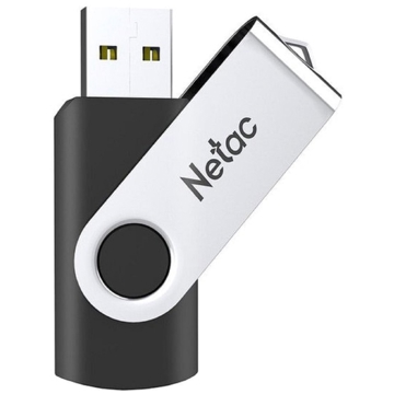 Netac NT03U505N-128G-30BK U505, 128GB, USB 3.2, Silver/Black