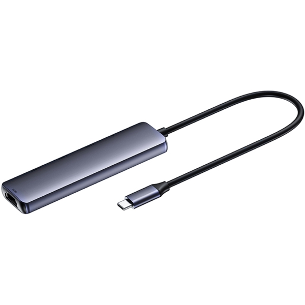 Netac NT08WF13-30GR WF13, USB, USB-C, HDMI, Hub, Gray