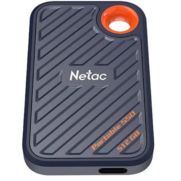 Netac NT01ZX20-512G-32BL ZX20, 512GB, External SSD, 2.5'', USB, Blue/Orange