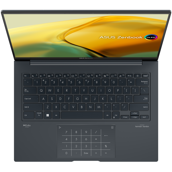 ნოუთბუქი Asus UX3404VA-M9024X Zenbook 14X, 14.5", i7-13700H, 16GB, 1TB SSD, Integrated, W11, Gray