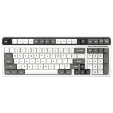 კლავიატურა 1STPlayer GT-SLPRO2 MONET T98, Wireless, Type-C, 2.4G, Bluetooth, Gaming Keyboard, White