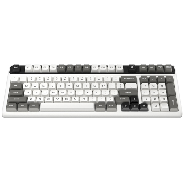 1STPlayer GT-SLPRO2 MONET T98, Wireless, Type-C, 2.4G, Bluetooth, Gaming Keyboard, White