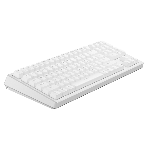 კლავიატურა 1STPlayer GA87 Gasket, Wired, USB, Gaming Keyboard, White