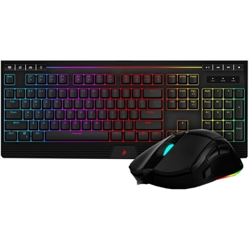 კლავიატურა + მაუსი 1STPlayer DK8.0, Wired, USB, Keyboard And Mouse, Black