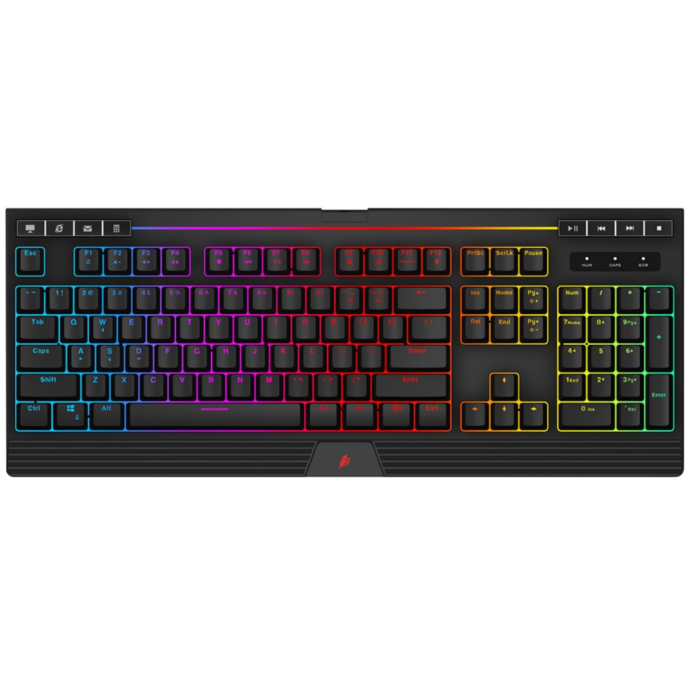 კლავიატურა+მაუსი 1STPlayer DK8.0, Wired, USB, Keyboard And Mouse, Black