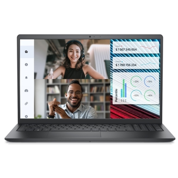 Dell Vostro 3520, 15.6", i7-1255U, 16GB, 512GB SSD, Integrated, Black