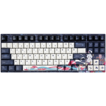 Varmilo VPE87 Chang'e, Cherry Mx Silent Red, Wireless, USB, Bluetooth, Gaming Keyboard, Blue