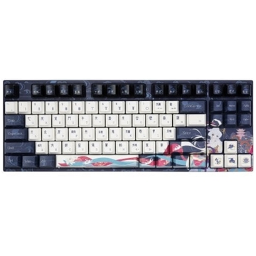 კლავიატურა Varmilo VPE87 Chang'e, Cherry Mx Red, Wireless, USB, Bluetooth, Gaming Keyboard, Blue