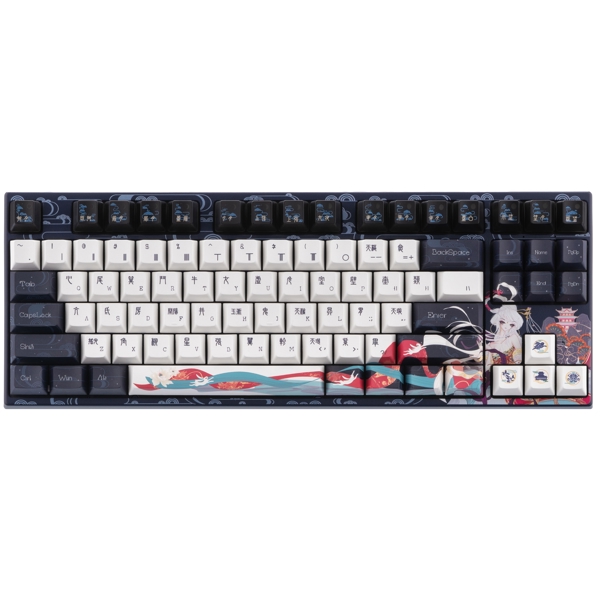 კლავიატურა Varmilo VPM87 Chang'e, EC V2 Sakura, Wired, USB, Gaming Keyboard, Blue