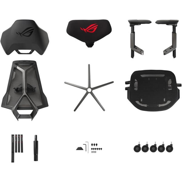 Asus 90GC0120-MSG010 ROG, Gaming Chair, Black