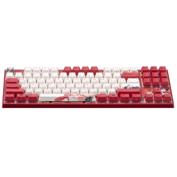 კლავიატურა Varmilo VEM87 Koi, EC V2 Rose, Wired, USB, Gaming Keyboard, Red