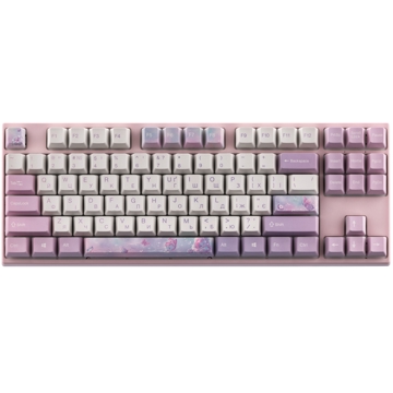 კლავიატურა Varmilo VED87 Dreams On Board, Cherry Mx Brown, Wireless, Bluetooth, USB, Gaming Keyboard, Pink