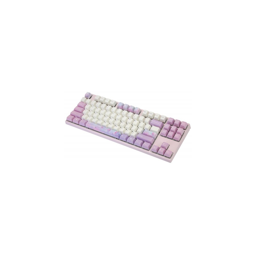 კლავიატურა Varmilo VEM87 Dreams On Board, EC V2 Sakura, Wired, USB, Gaming Keyboard, Pink