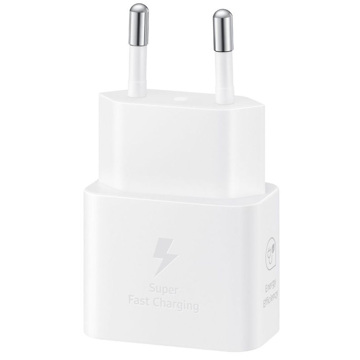 Samsung EP-T2510NWEGRU, Wall Charger USB Type-C 5A/3A, Max 25W, White