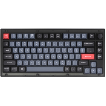 კლავიატურა Keychron V1C3, Gateron G PRO Brown, Wired, USB, Keyboard, Black