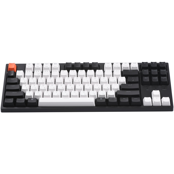 კლავიატურა Keychron C1G2, HotSwap Gateron LED Blue, Wired, USB, Gaming Keyboard, Black