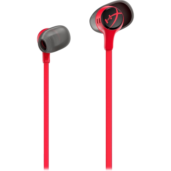 HyperX 705L8AA EarBuds II, In-Ear Headphones, Wired, 3.5mm, Black/Red