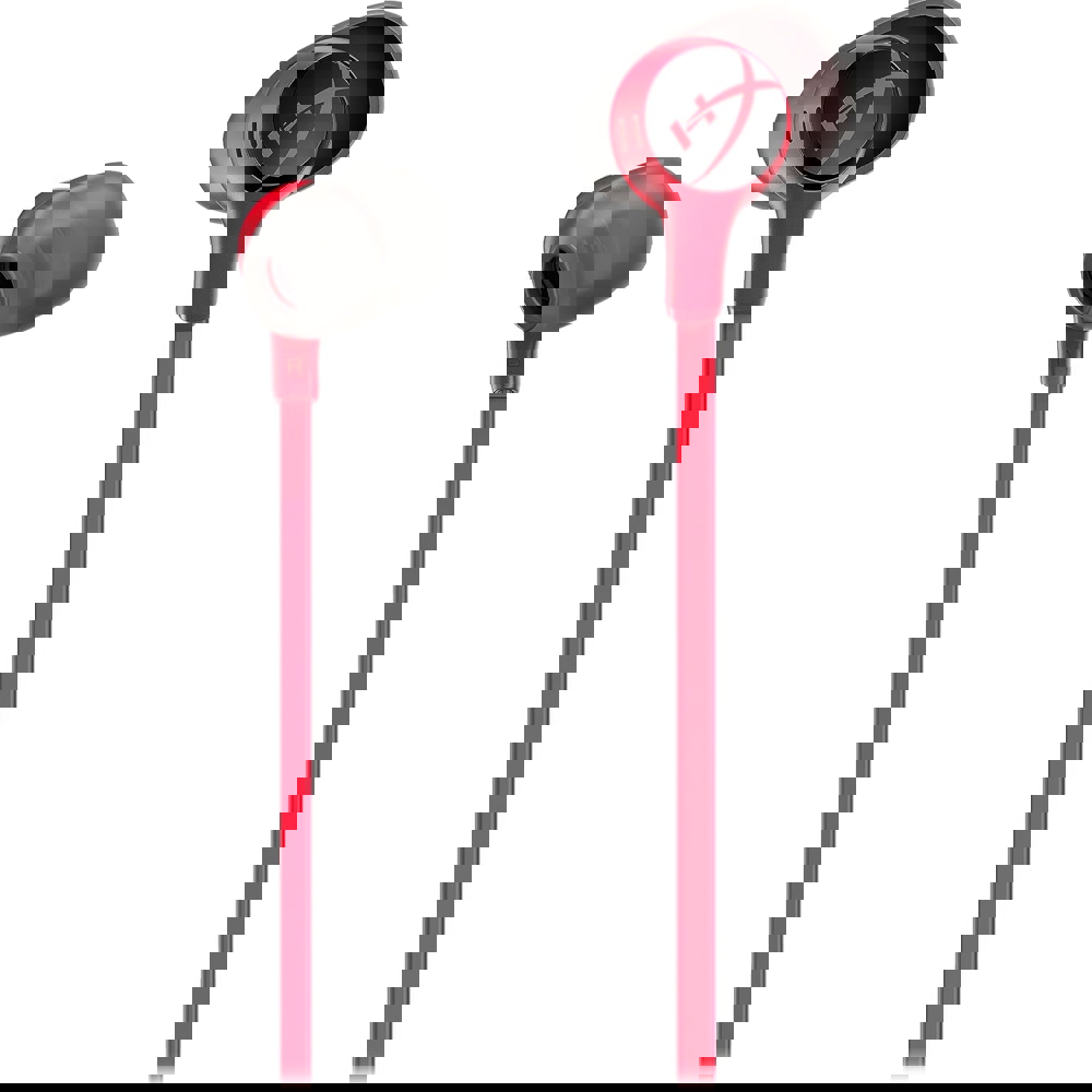 HyperX 705L8AA EarBuds II, In-Ear Headphones, Wired, 3.5mm, Black/Red